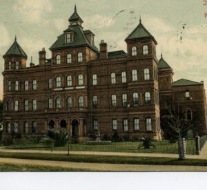 An old photo of New Orleans Jewish Orphans Home on St. Charles Ave.