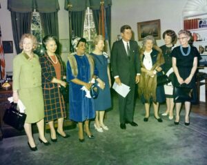 Bessie Margolin and others receiving the Federal Women’s Award in 1963