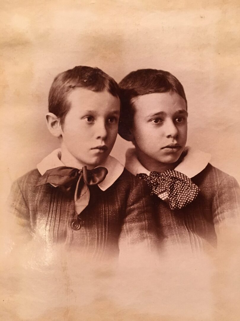Leslie and Joseph Greenwald, c. 1890