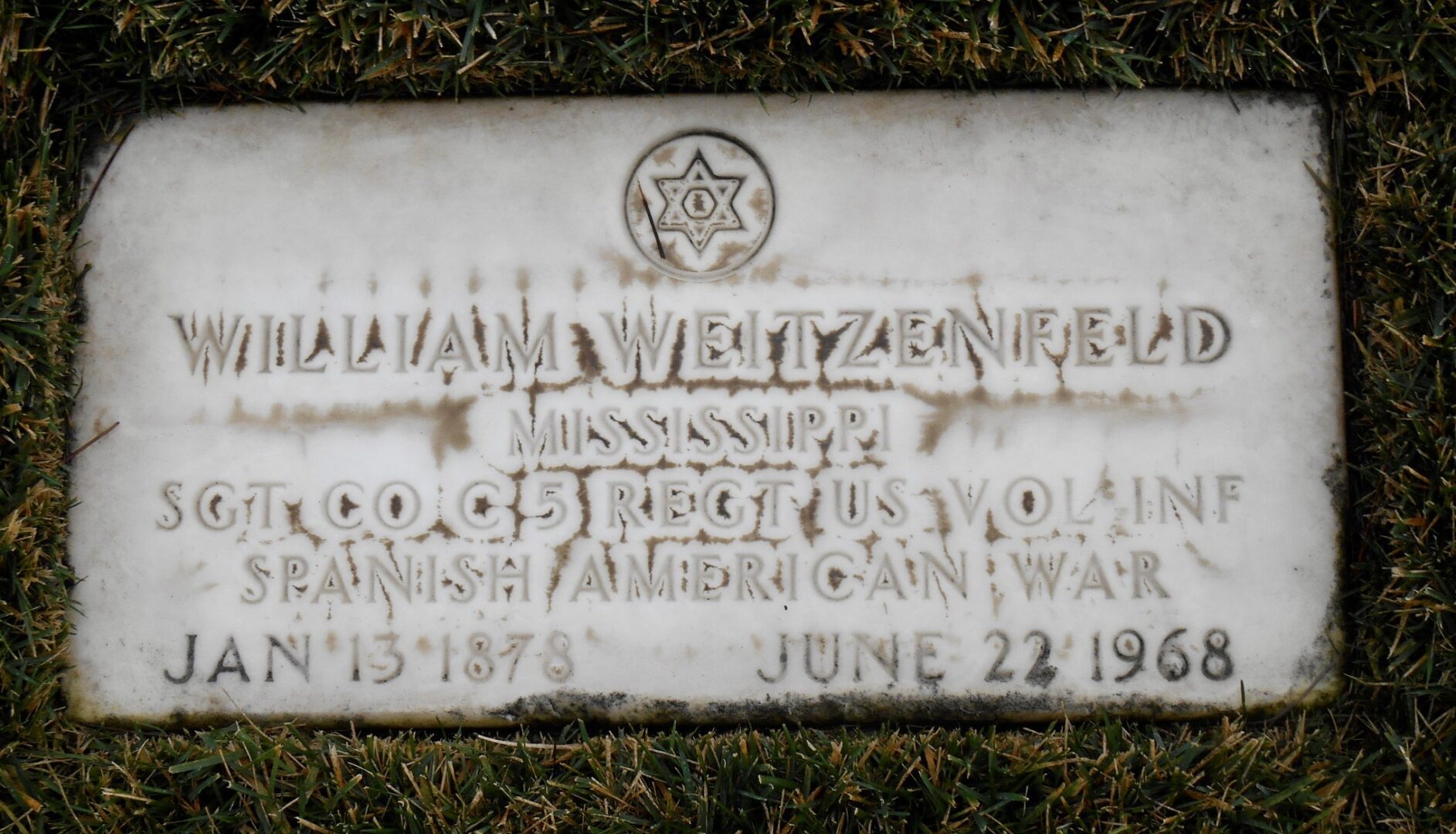 William Weitzenfeld headstone