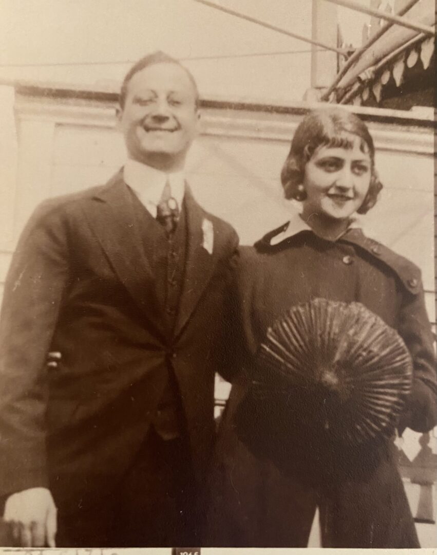 Morris Burka and Lena Tobias Burka, c. 1917
