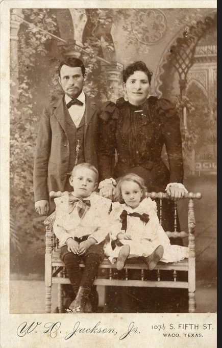 Louis and Gertrude Kantrovich with Abe and Lena, c. 1898