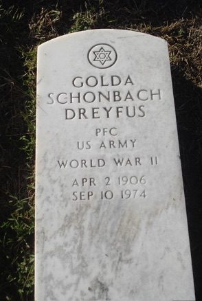 Golda Schonbach Dreyfus, Find a Grave