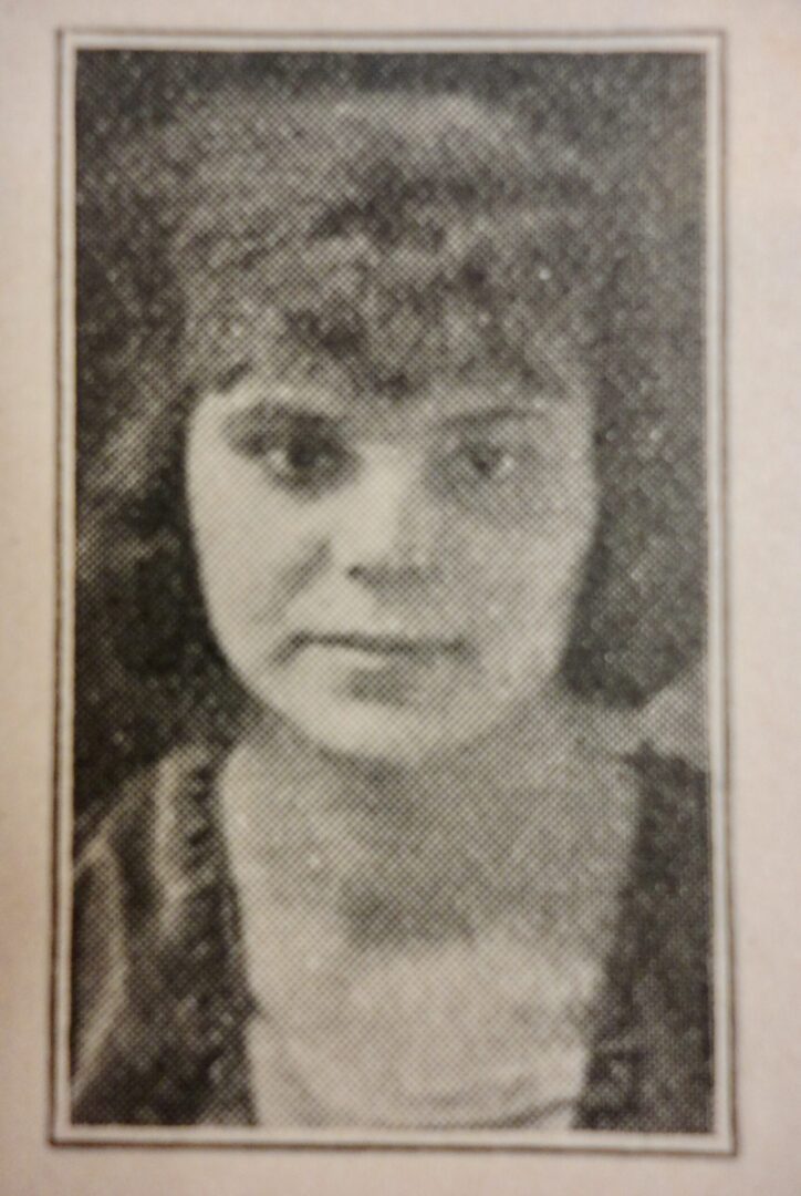 Dora Margolin, 1921 Newman Pioneer.