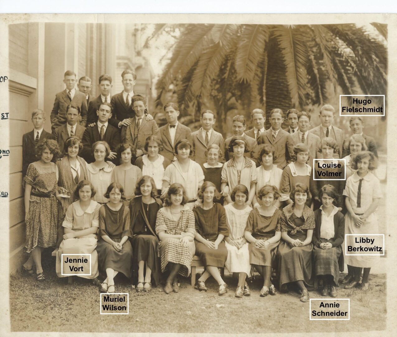 Newman Junior Class in 1923