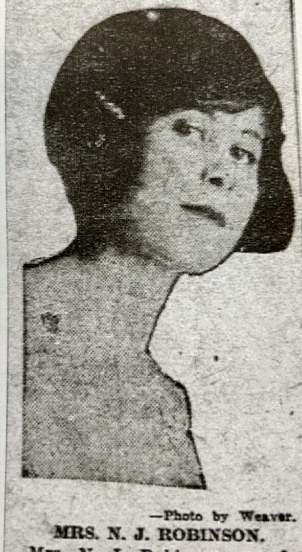 Altie Kronenberg Robinson, 1923