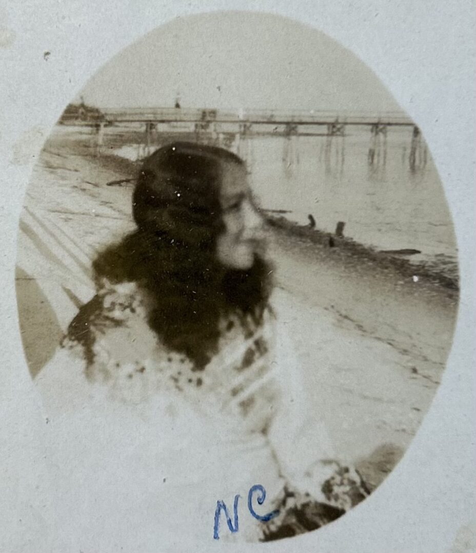 Naomi Cantor, n.d., from Mashinka scrapbook