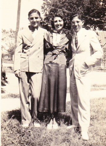 Jack, Marie, and David Testa, c. 1932