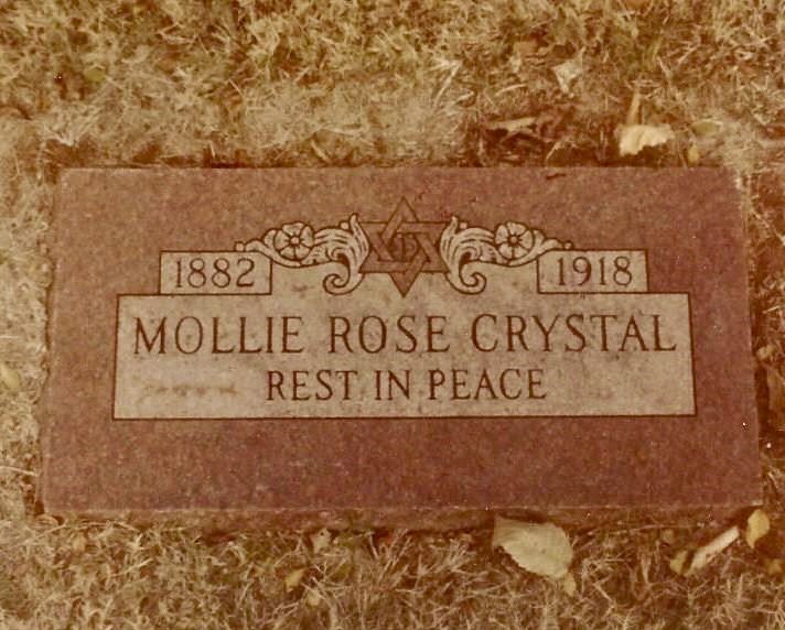 Mollie Crystal gravestone