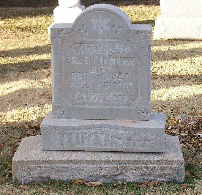 Belle Turansky, Find A Grave