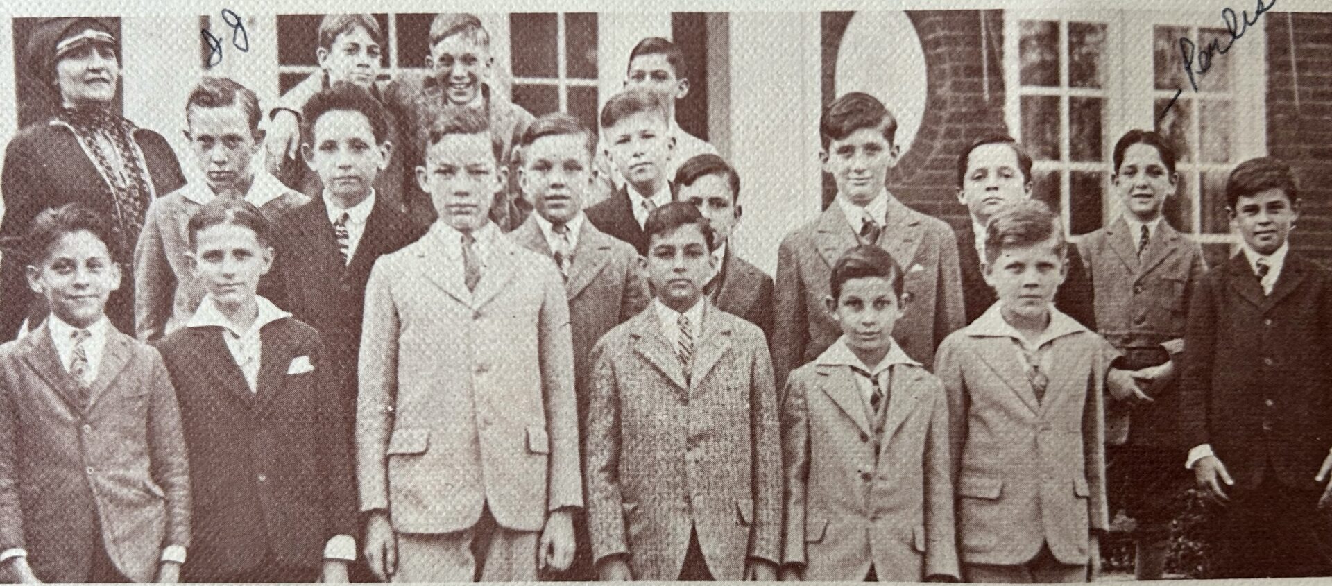 Newman School's Little Men's Club, mid 1920s