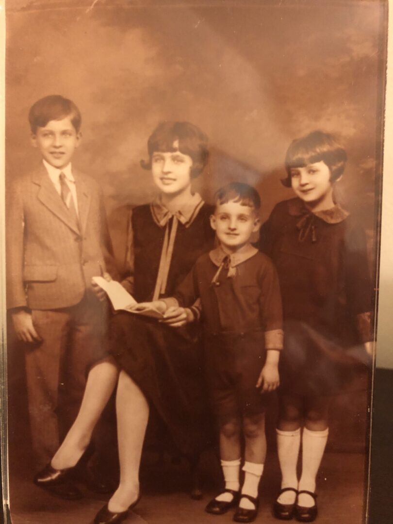 Irwin, Mildred, Donald, and Florette Gordon, undated