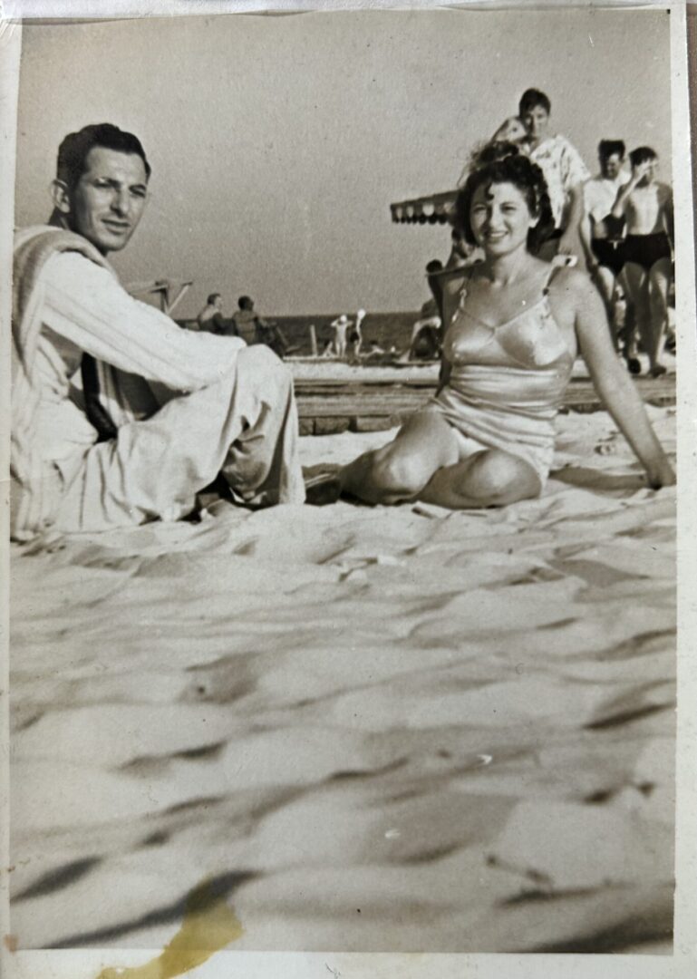 Harry Saffer with Ida Beerman Garonzik, Pensacola FL, 1938