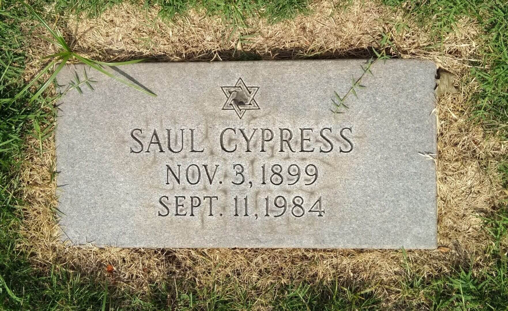 Saul Cypress, Find a Grave