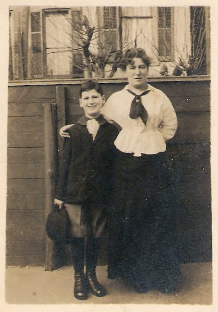 Lulu Adler Simonson and son Carlton